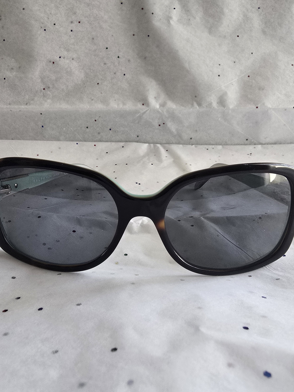 Ralph Lauren Women’s Tortoiseshell Sunglasses with Gold Accent and case RA5130 - Picture 15 of 16